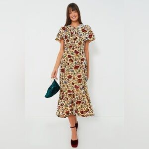 NWT Rhode Arabella Cream Vichy Rose Dress